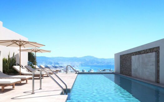 Piso de 3 dormitorios con vistas al mar y la montaña