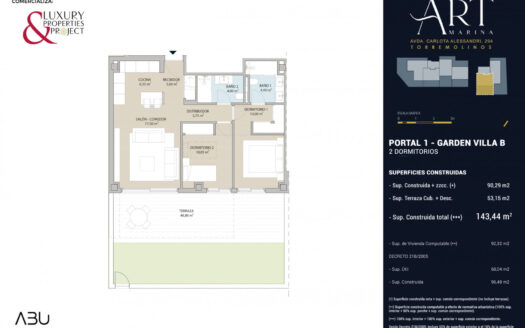 Garden villa con posibilidad de piscina privada