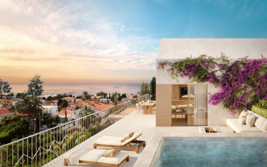 Espectacular ático con vistas al mar y piscina privada